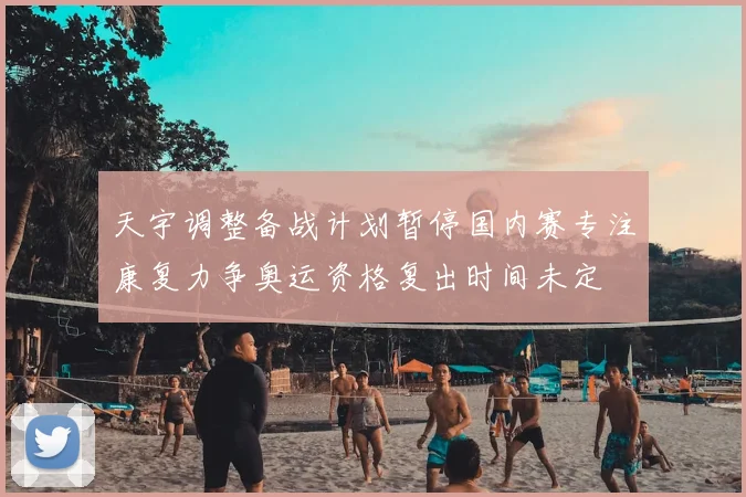 天宇调整备战计划暂停国内赛专注康复力争奥运资格复出时间未定